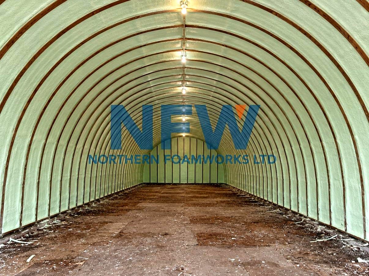 Agricultural Insulation work by NFW Sprayfoam & Insulation in Central Alberta